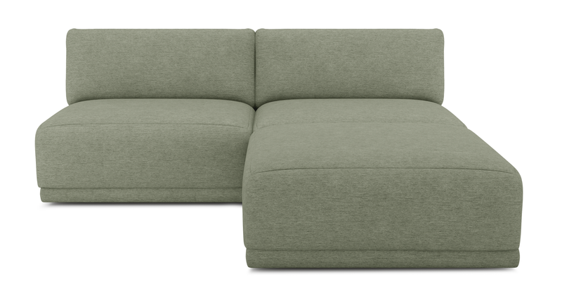 Carle 3-seater without arm and Ottoman - Performance fabric