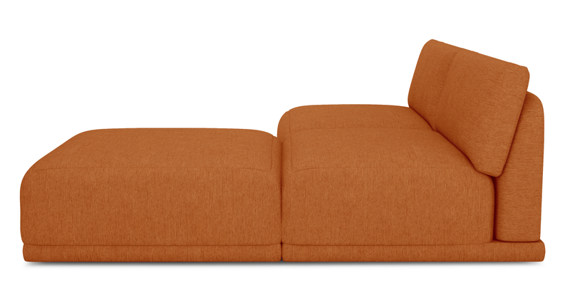 Carle 3-seater without arm and Ottoman - Performance fabric