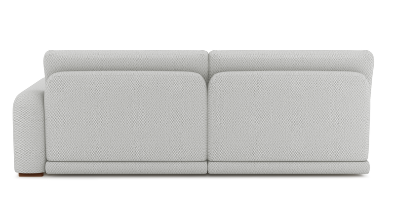 Carle 3-seater with right armrest - natural fabric