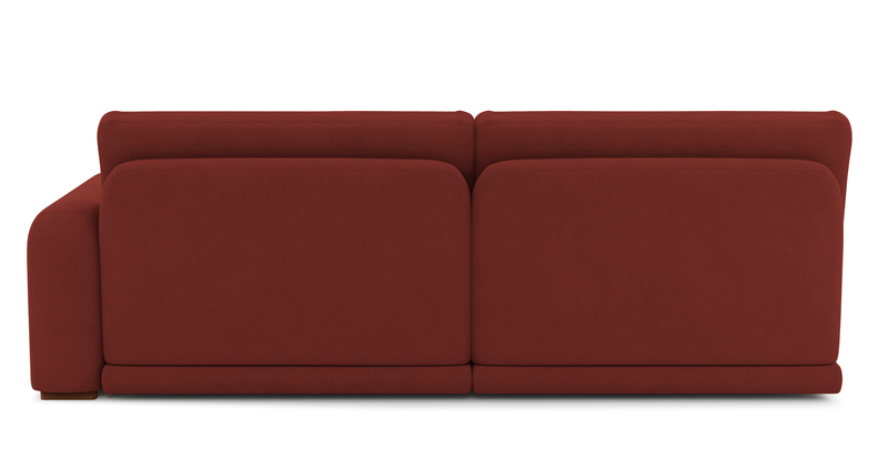 Carle 3-seater with right armrest - velvet