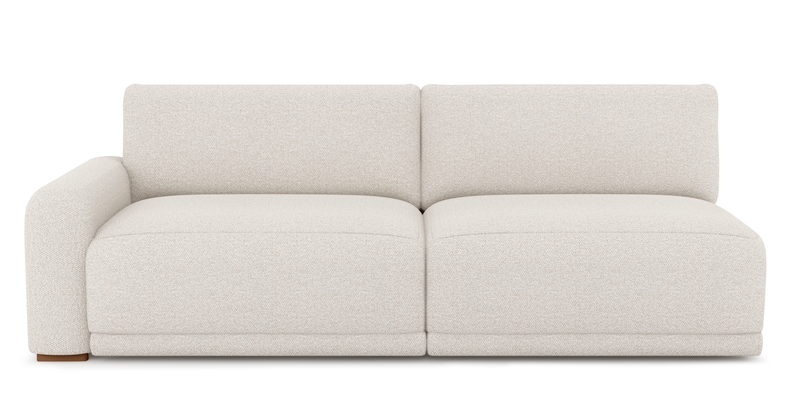 Carle 3-seater with left armrest - Bouclé