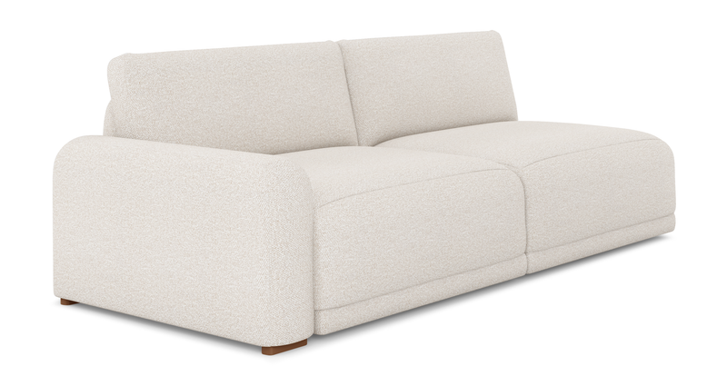 Carle 3-seater with left armrest - Bouclé