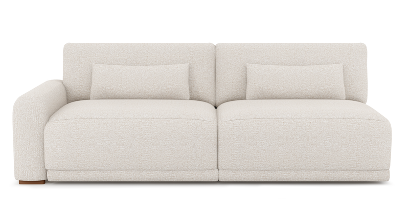 Carle 3-seater with left armrest - Bouclé