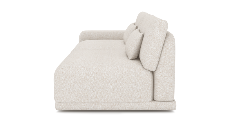 Carle 3-seater with left armrest - Bouclé