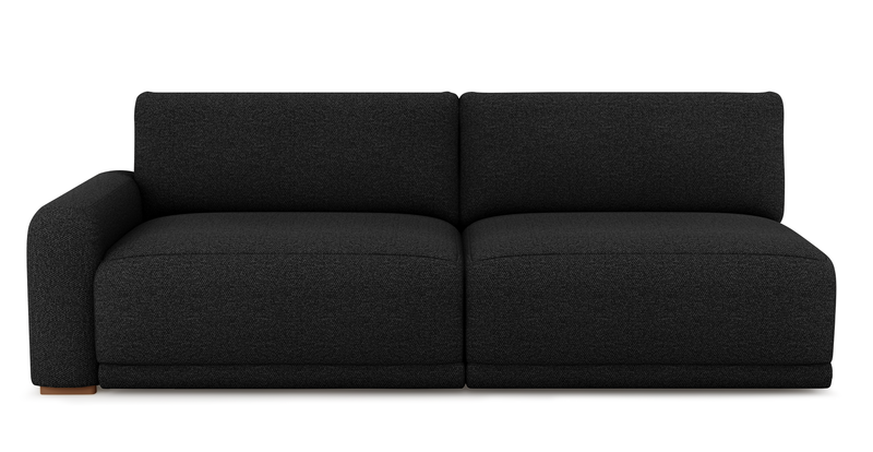 Carle 3-seater with left armrest - Bouclé