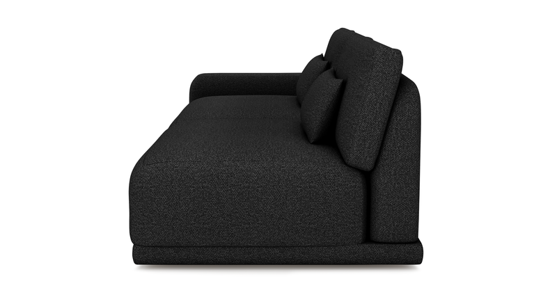 Carle 3-seater with left armrest - Bouclé