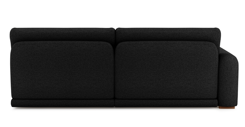 Carle 3-seater with left armrest and Ottoman - Bouclé