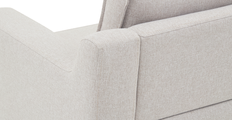 Klem Slim 3-Seater Sofa Wooden Leg - Woven