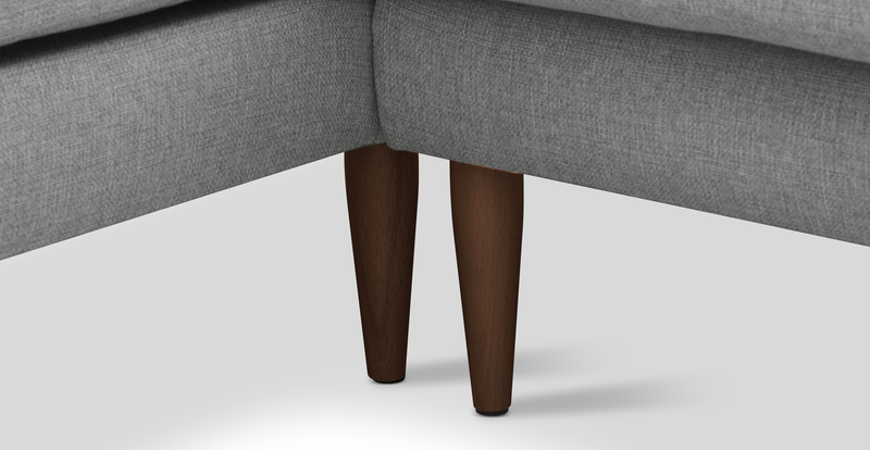 Klem Slim 292 x 171 Sectional Wooden Leg - Woven