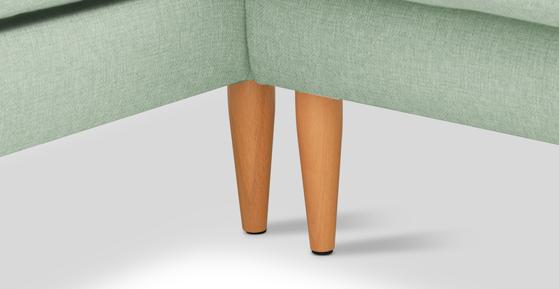 Klem 346 x 210 Sectional Wooden Leg - Woven