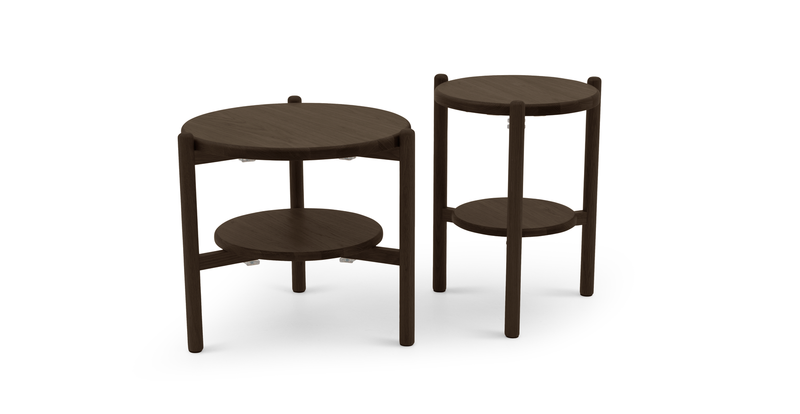 Norac Solid Oak Two Set Side Table