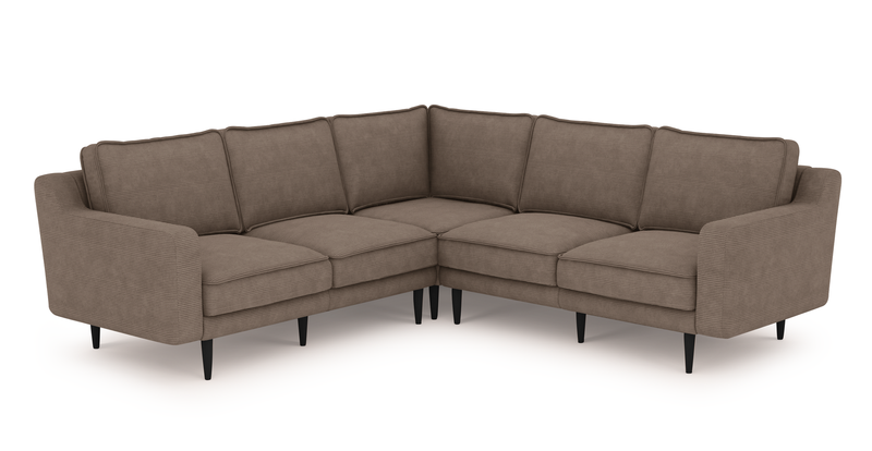 Klem Slim 231 x 231 sectional wooden leg - Cord velour