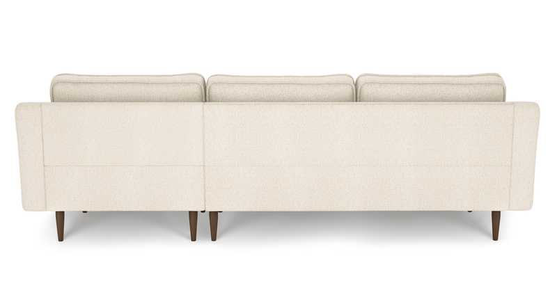 Klem Slim 266 x 171 sectional wooden leg - bouclé