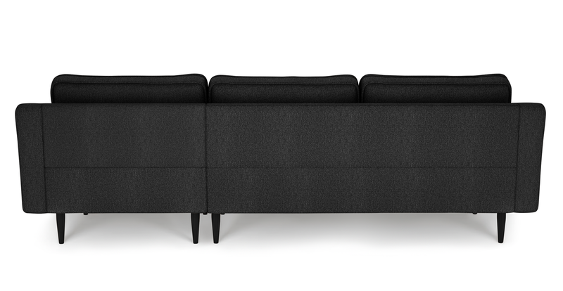 Klem Slim 266 x 171 sectional wooden leg - bouclé