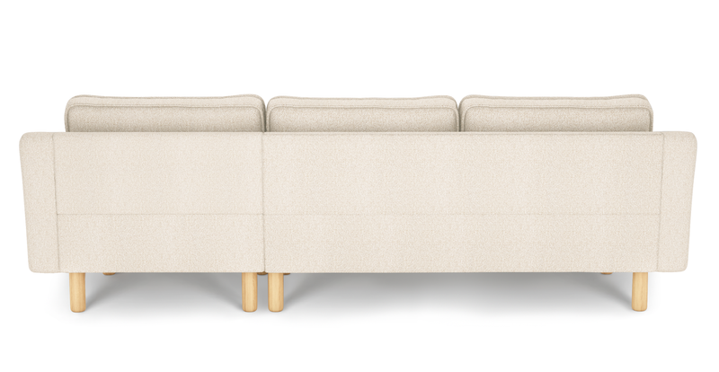 Klem Slim 266 x 171 Sectional Cylindrical Wooden leg - Bouclé