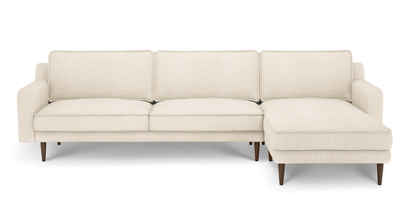 Klem Slim 292 x 171 Sectional wooden leg - Bouclé