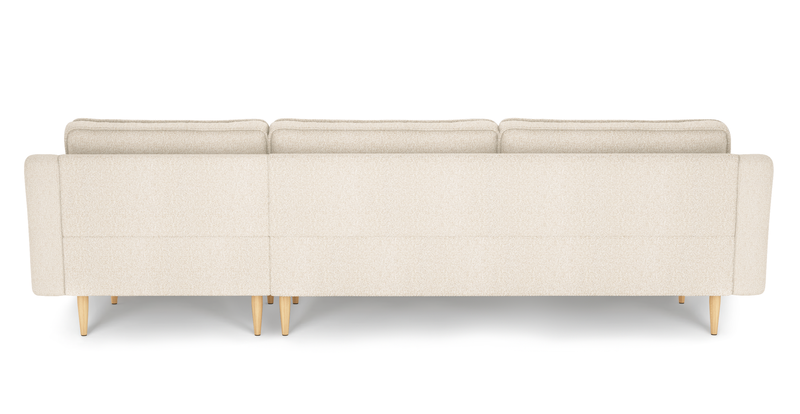 Klem Slim 292 x 171 Sectional wooden leg - Bouclé