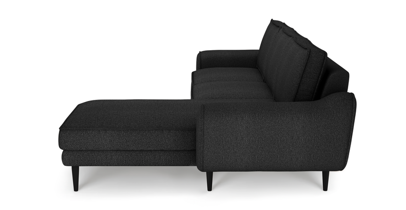 Klem 280 x 171 Sectional wooden leg - Bouclé