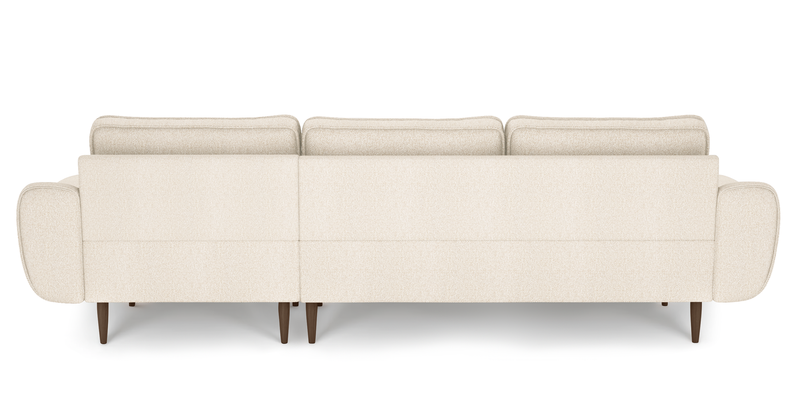 Klem 280 x 171 Sectional wooden leg - Bouclé