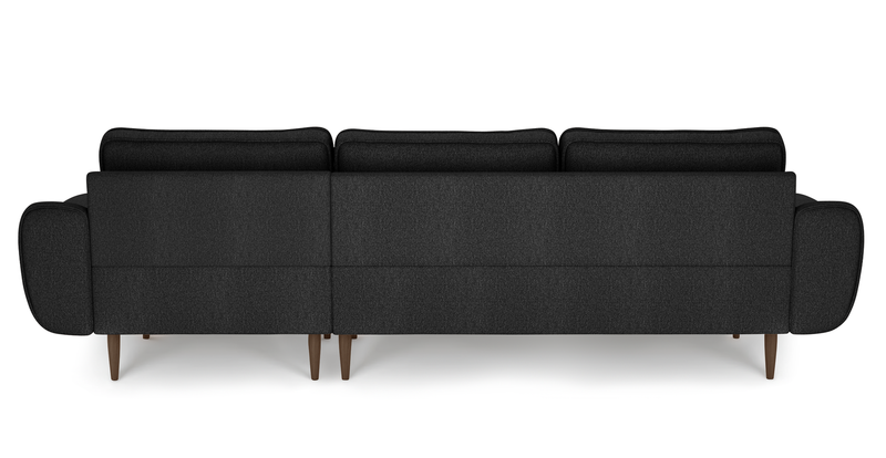 Klem 280 x 171 Sectional wooden leg - Bouclé