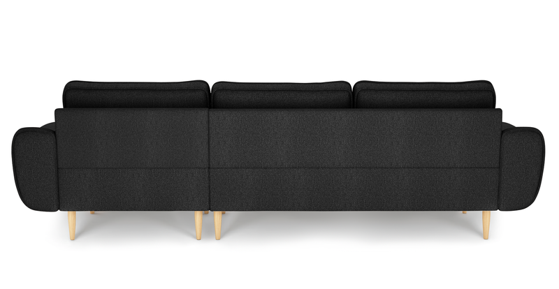 Klem 280 x 171 Sectional wooden leg - Bouclé