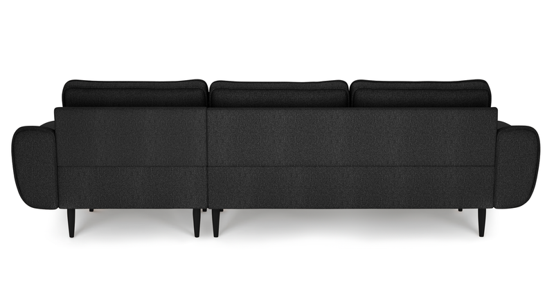 Klem 280 x 171 Sectional wooden leg - Bouclé