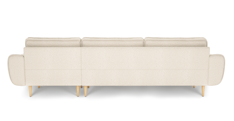 Klem 306 x 171 sectional wooden leg - bouclé