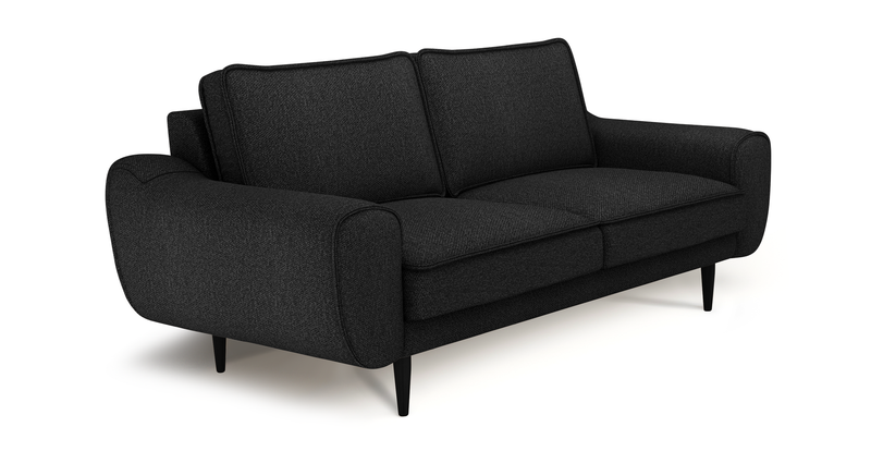 Klem 2 seater sofa wooden leg - bouclé