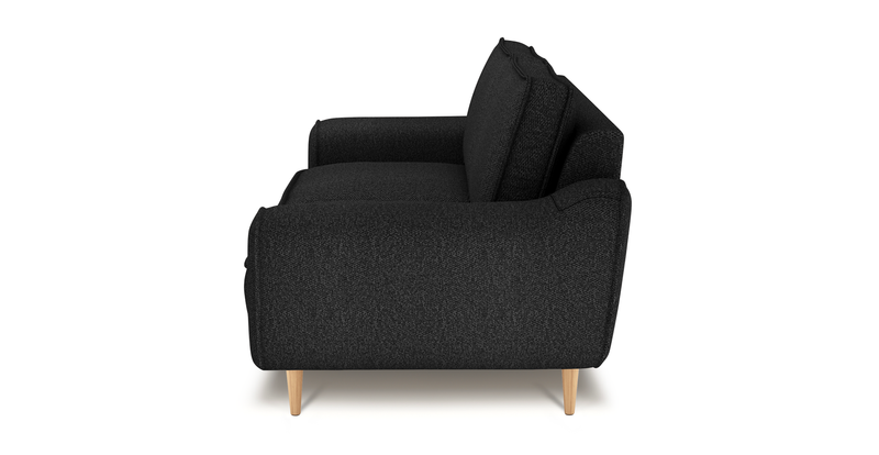 Klem 2 seater sofa wooden leg - bouclé