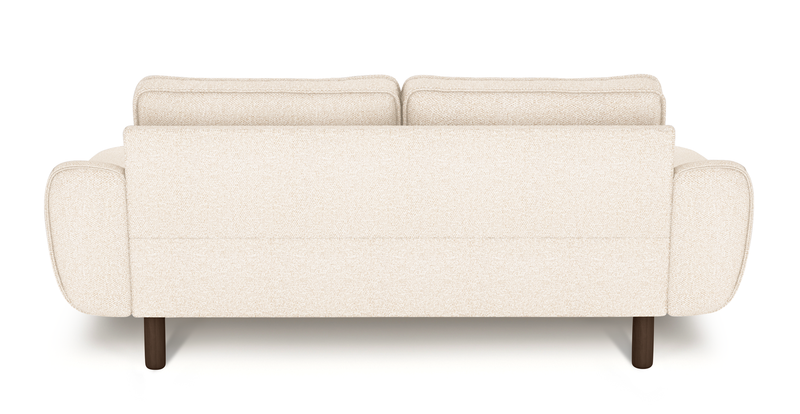 Klem 2 seater Sofa Cylindrical Wooden leg - Bouclé