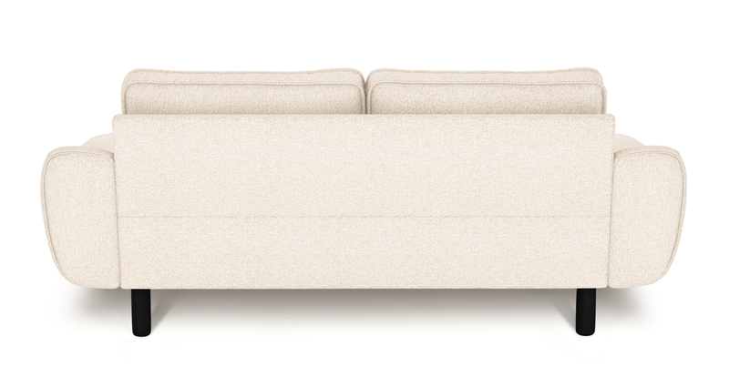 Klem 2 seater Sofa Cylindrical Wooden leg - Bouclé