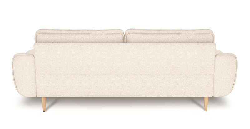 Klem 3-Seater Sofa Wooden Leg - Bouclé