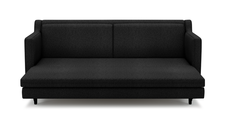 Losa Slim 3-Sitzer Sofa Bett Zylindrisch Holzbein - Bouclé