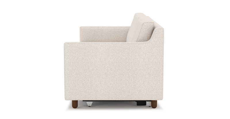 Losa Slim 3-Sitzer Sofa Bett Zylindrisch Holzbein - Bouclé