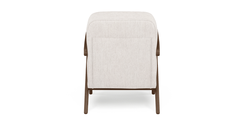 Levy oak accent chair - performance fabric