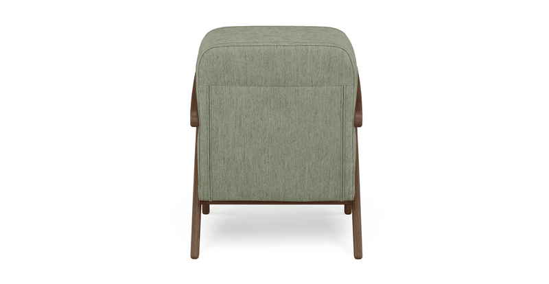 Levy oak accent chair - performance fabric