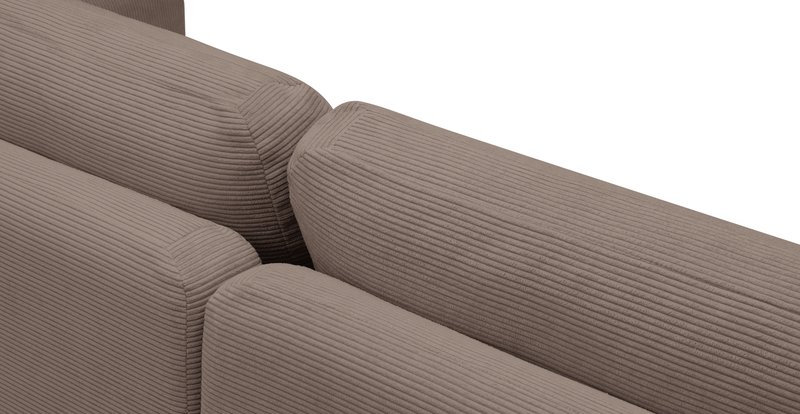 Carle Mega Sofa Ohne Arm - Cord Velours