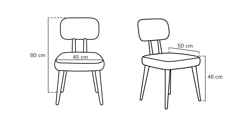 Roa Stuhl 8er-Set - Performance-Stoff