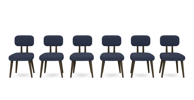 Roa chair set of 6 - fabric