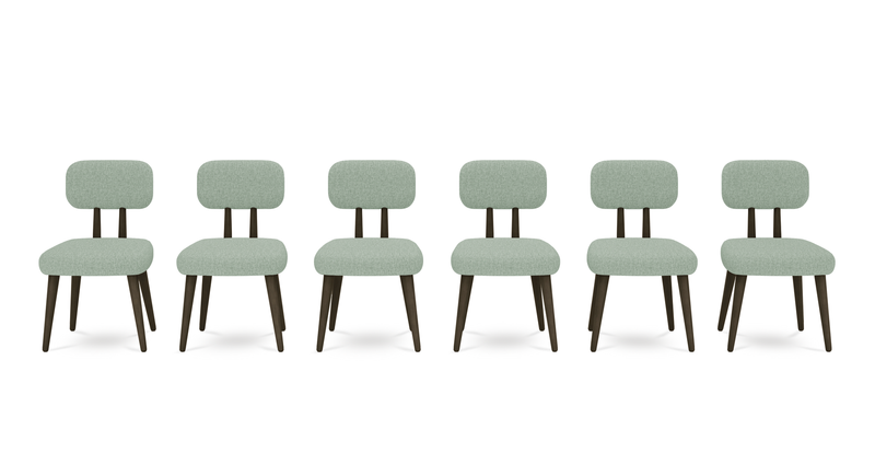 Roa chair set of 6 - fabric