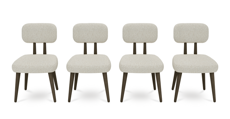 Roa chair set of 4 - Bouclé