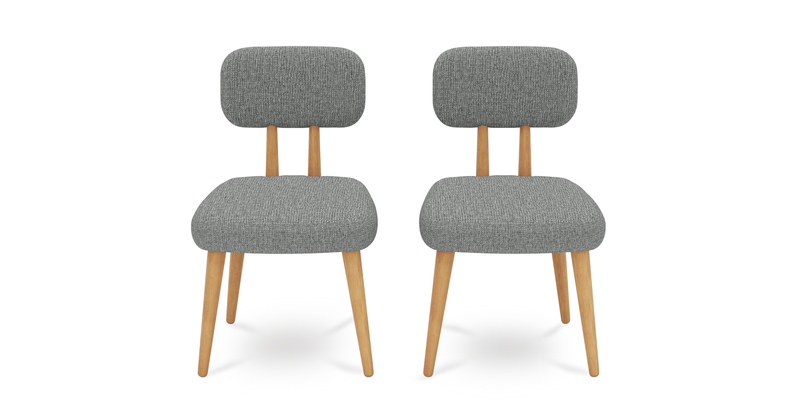 Roa chair set of 2 - fabric