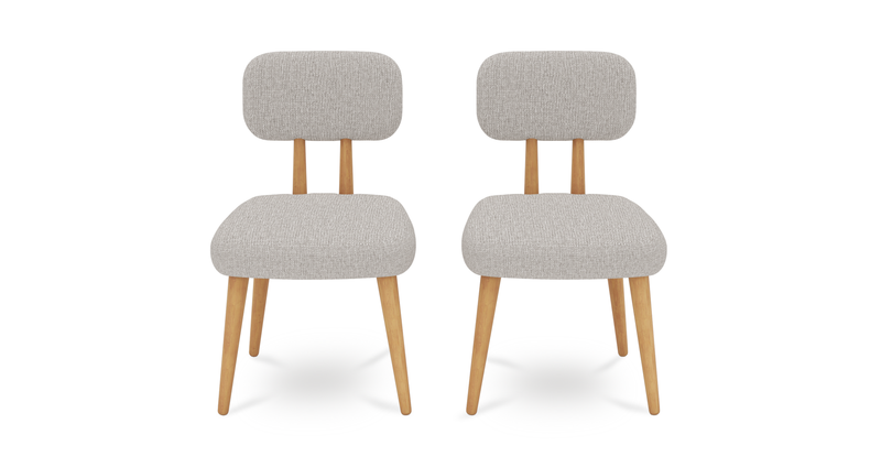 Roa chair set of 2 - fabric