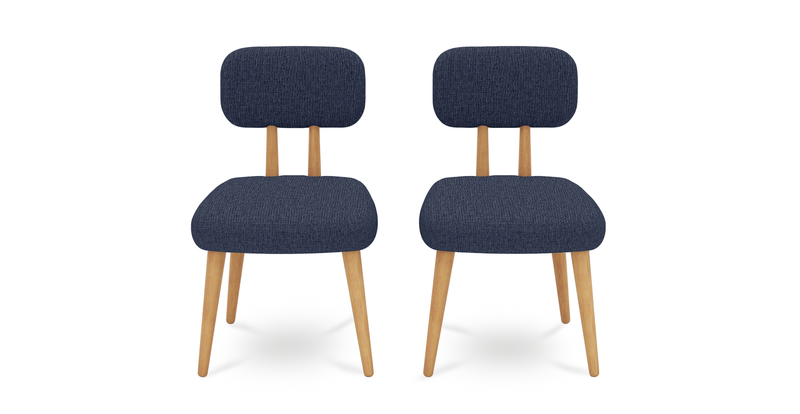 Roa chair set of 2 - fabric