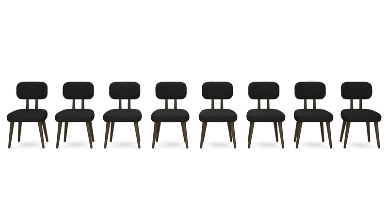 Roa chair set of 8 - Bouclé