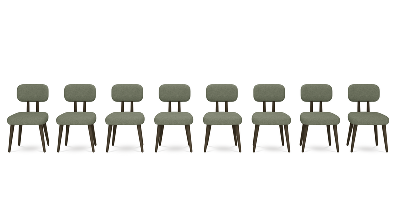 Roa chair set of 8 - Performance fabric