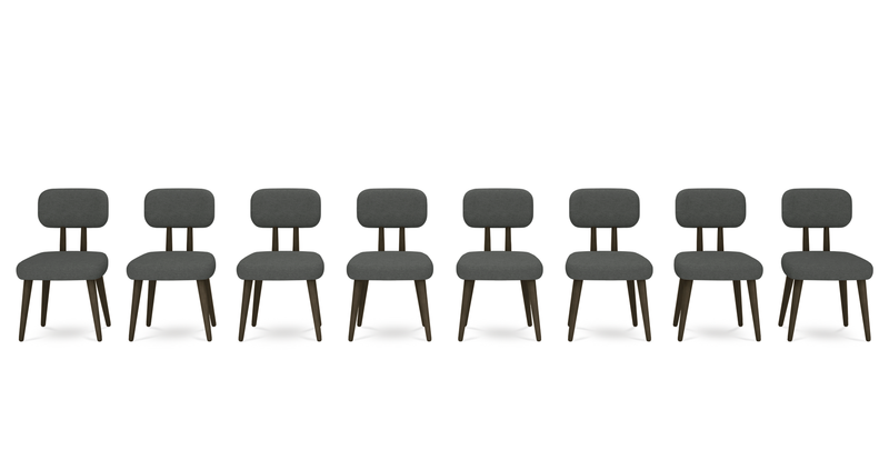 Roa chair set of 8 - Performance fabric