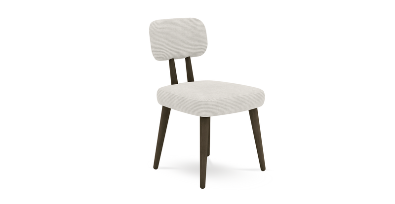 Lyno Festes Esstisch-Set (Bank&4-teiliges Roa) - Cord Velours