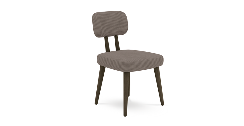 Lyno Ausziehbares Esstisch-Set (Bank&4-teiliges Roa) - Cord Velours