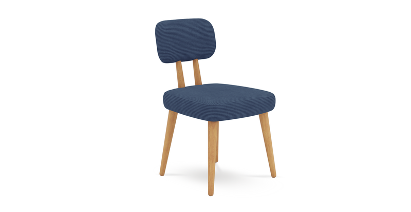 Lyno Ausziehbares Esstisch-Set (Bank&4-teiliges Roa) - Cord Velours